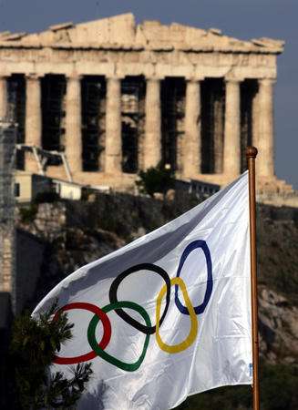 奥林匹克会旗，奥林匹克会旗五环旗的设计者是谁顾拜旦劳伦斯吗